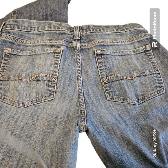 Nobo denim  good cond 13 P waist 16 inches  across crotch 27 in to hem - Picture 6 of 8